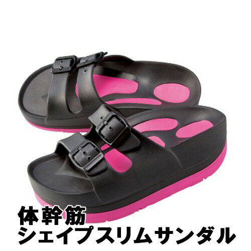 【すぐ使える200円OFFクーポン付き！】体幹筋シェイプスリムサンダル (ダイエットサンダル サンダル スリッパ 骨盤 オフィス サンダル 室内履き 足 むくみ 解消 グッズ 体幹 サンダル バランスサンダル 体感トレーニング)