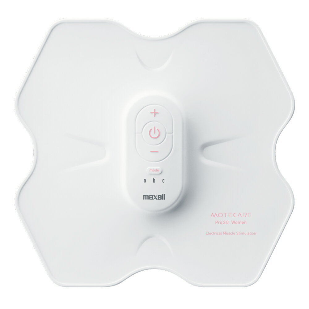 新もてケアPro for WOMEN 4極タイプ MXES-R410PRWPK（ピンク）maxell/マクセル EMS運動器ウエスト フィットネス エクササイズ ダイエット スポーツジム 腹筋 トレーニング 女性用 スタイル ボディ