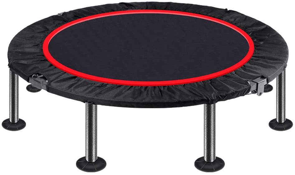 トランポリン 折りたたみ式 48インチ 120CM 耐荷重150kg 室内用トランポリン 静音型 フィットネストランポリン 有酸素 運動 エクササイズ ダイエットに
