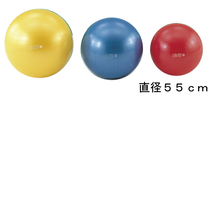 ギムニクカラーボールPLUS＃55　直径55cmレッド