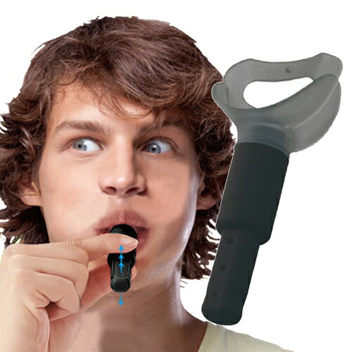 メンズ 腹式呼吸 ダイエット器具 マウスピース 腹筋 筋トレ ダイエット ロングブレス エクササイズ 肺活量 トレーニング 【328154】