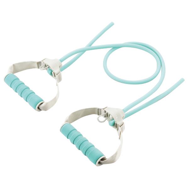 エレコム ハンドル付きトレーニングチューブ(ソフト) エクリア スポーツ ライトブルー HCF-TBHGSBUL [HCFTBHGSBUL]【SSPP】