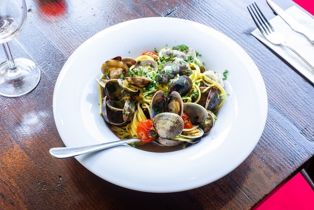 あさりのパスタの画像